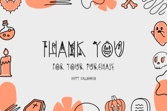 Cute Halloween Font - Preview 5
