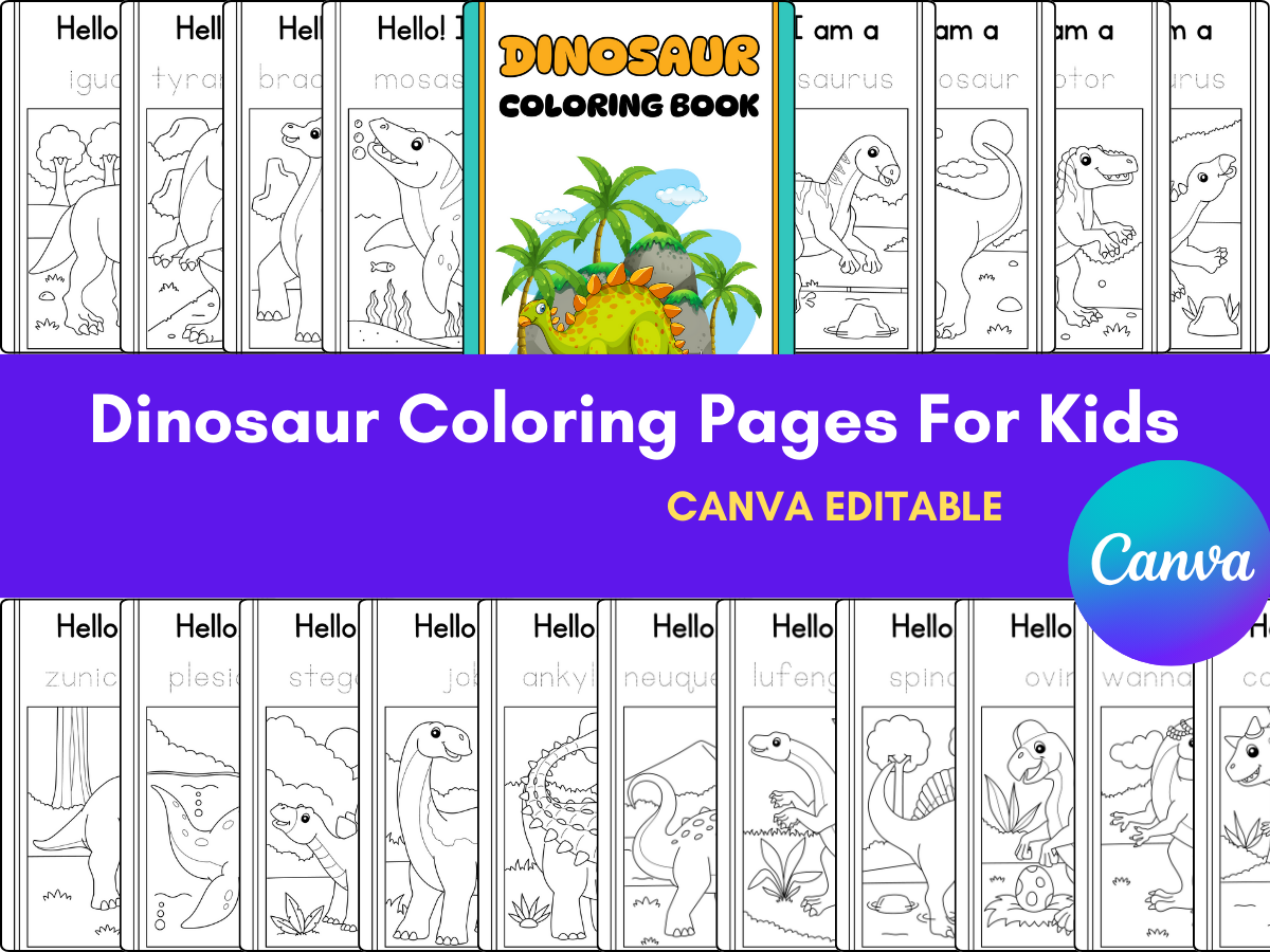 Dinosaur Coloring Pages