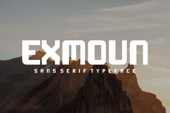 Exmoun Font PNG with transparent background - Preview 2