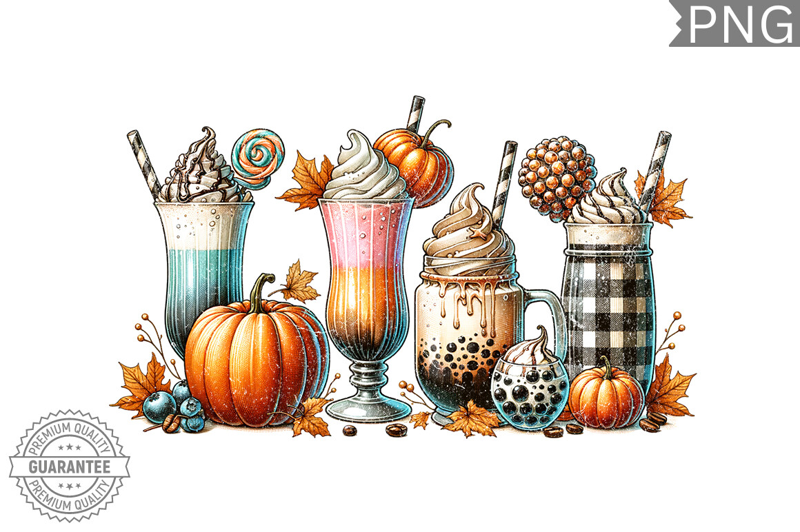 Fall PNG Sublimation Clipart Design Graphic by fokira · Creative Fabrica