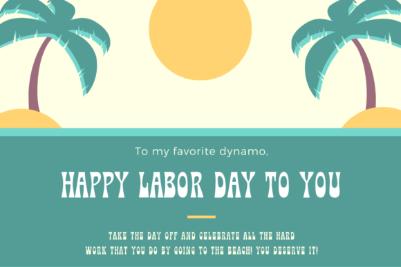 Happy Labor Day Font PNG with transparent background - Preview 3