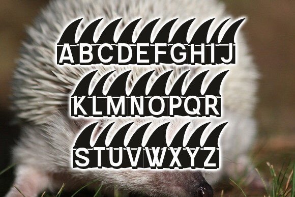 Hedgehog Font - Preview 2