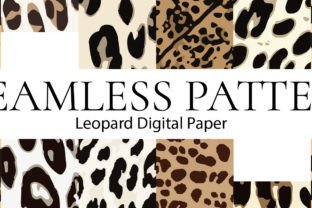 Leopard Seamless Pattern Digital Paper Graphic by yawclips · Creative ...