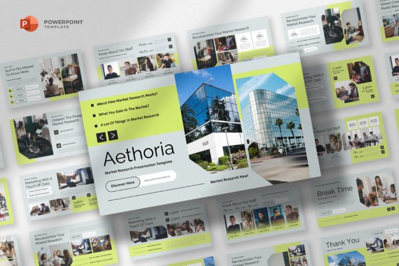 Preview of Market Research Powerpoint Template marketing presentation template