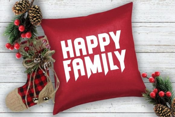 Patriotic Christmas Font PNG with transparent background - Preview 6
