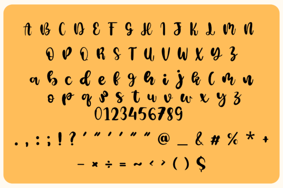 Photography Font PNG with transparent background - Preview 1