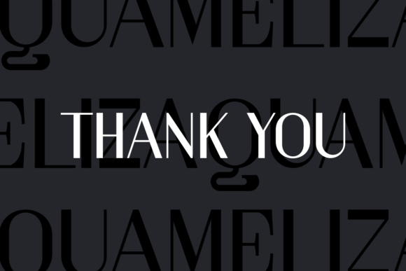 Quameliza Font PNG with transparent background - Preview 4