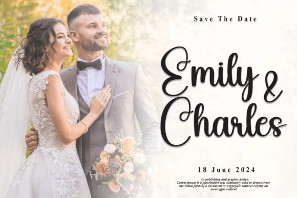 Ratify Font PNG with transparent background - Preview 1