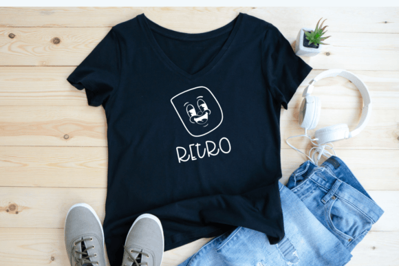 Retro Emotion Font PNG with transparent background - Preview 5