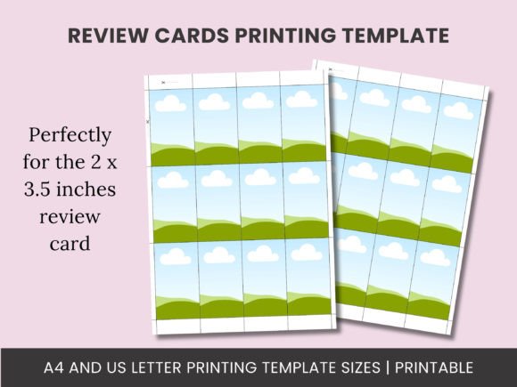 Review Card Canva Print Template