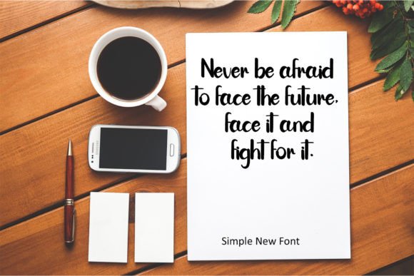 Simple Alphabet Font PNG with transparent background - Preview 1