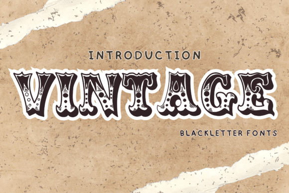 Vintage Font Bee Piyanuch