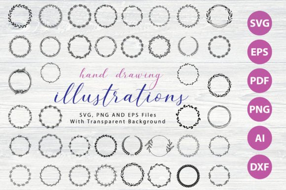 Wreath Circle SVG Bundle