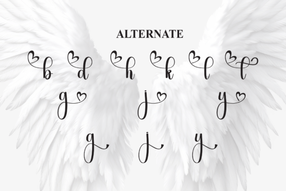 Angel Wings Font - Preview 6