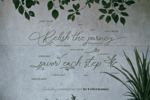Avelindria Font - Preview 1