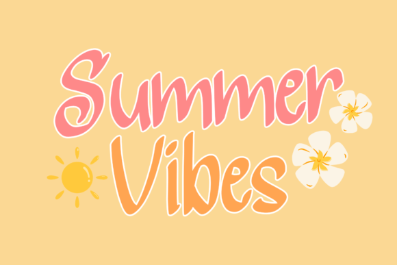 Baby Summer Font - Preview 2