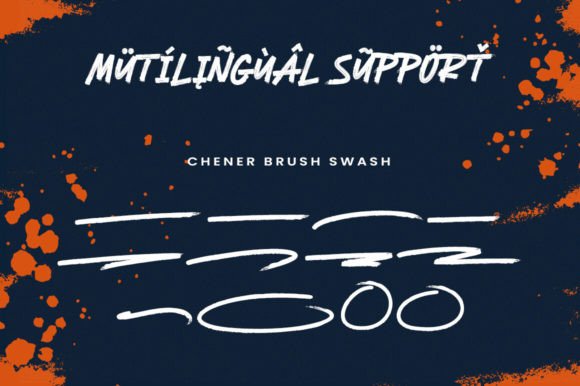 Chener Brush Font - Preview 5