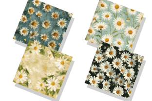 Daisy Digital Paper Bundle Graphic by Regulrcrative · Creative Fabrica
