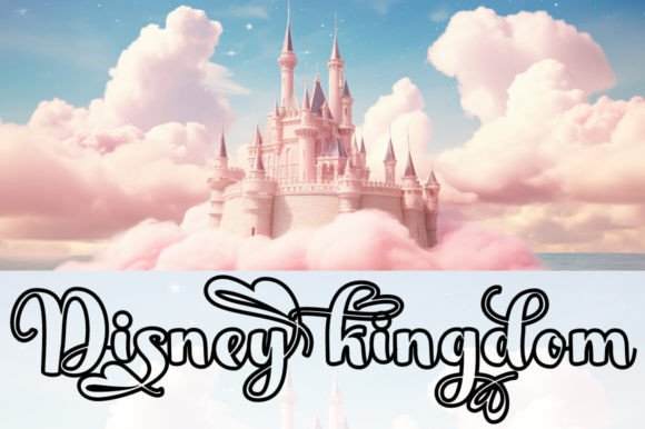 Disney Outline Font - Preview 3