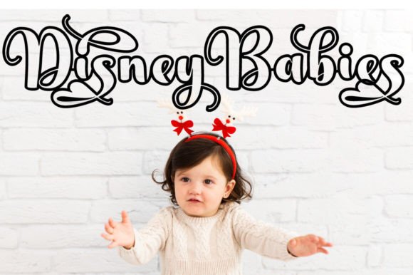 Disney Outline Font - Preview 4