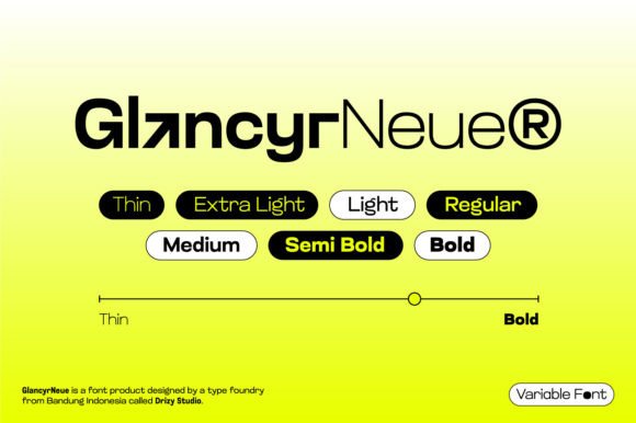 Glancyr Neue Font - Preview 3