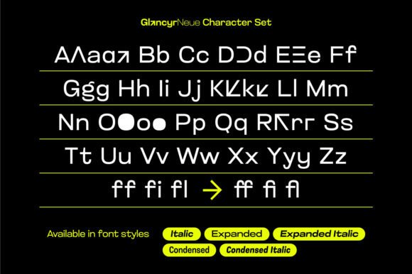 Glancyr Neue Font - Preview 4