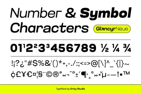Glancyr Neue Font - Preview 5