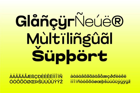 Glancyr Neue Font - Preview 6
