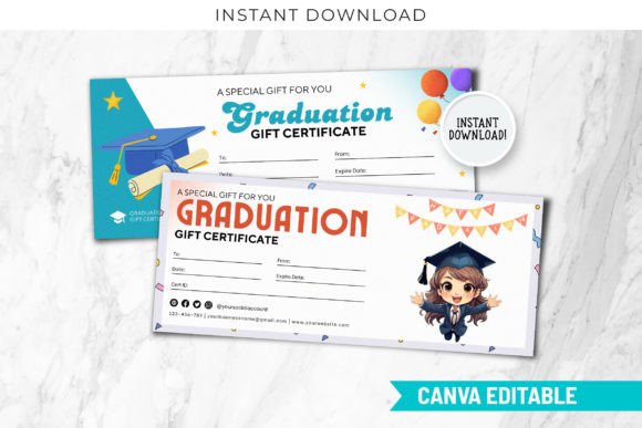 Graduation Gift Certificate Template