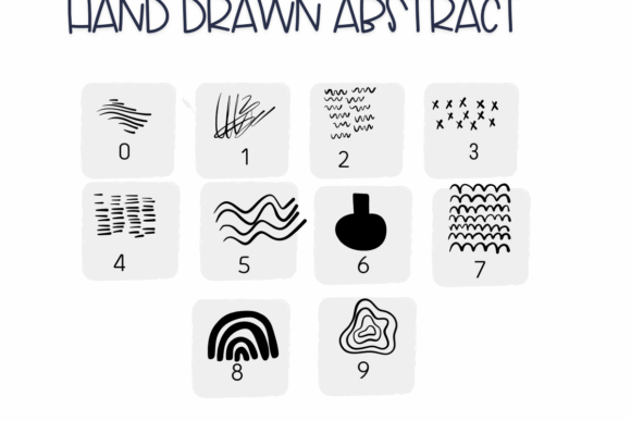 Hand Drawn Abstract Font - Preview 3