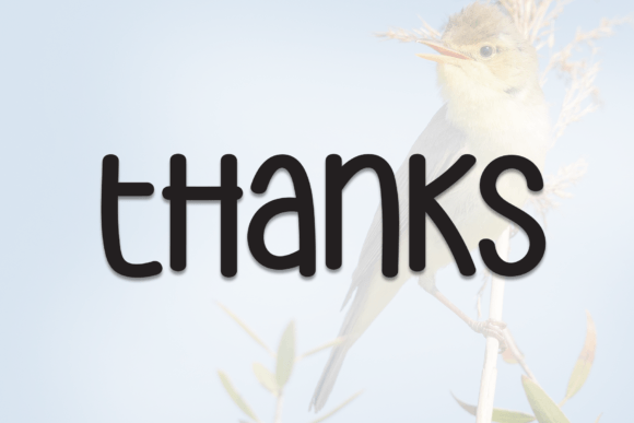 Happy Bird Font - Preview 6