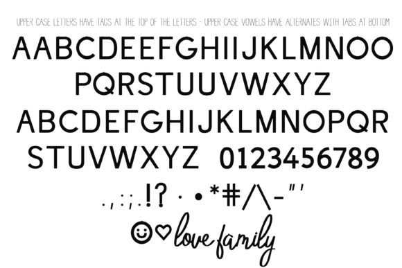 Letterboard Font PNG with transparent background - Preview 2
