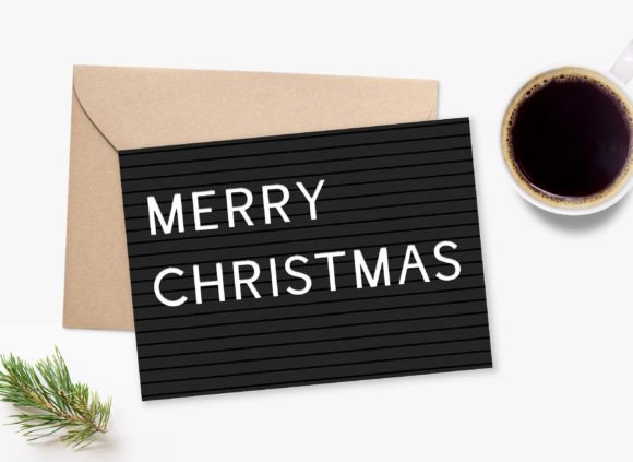 Letterboard Font PNG with transparent background - Preview 3