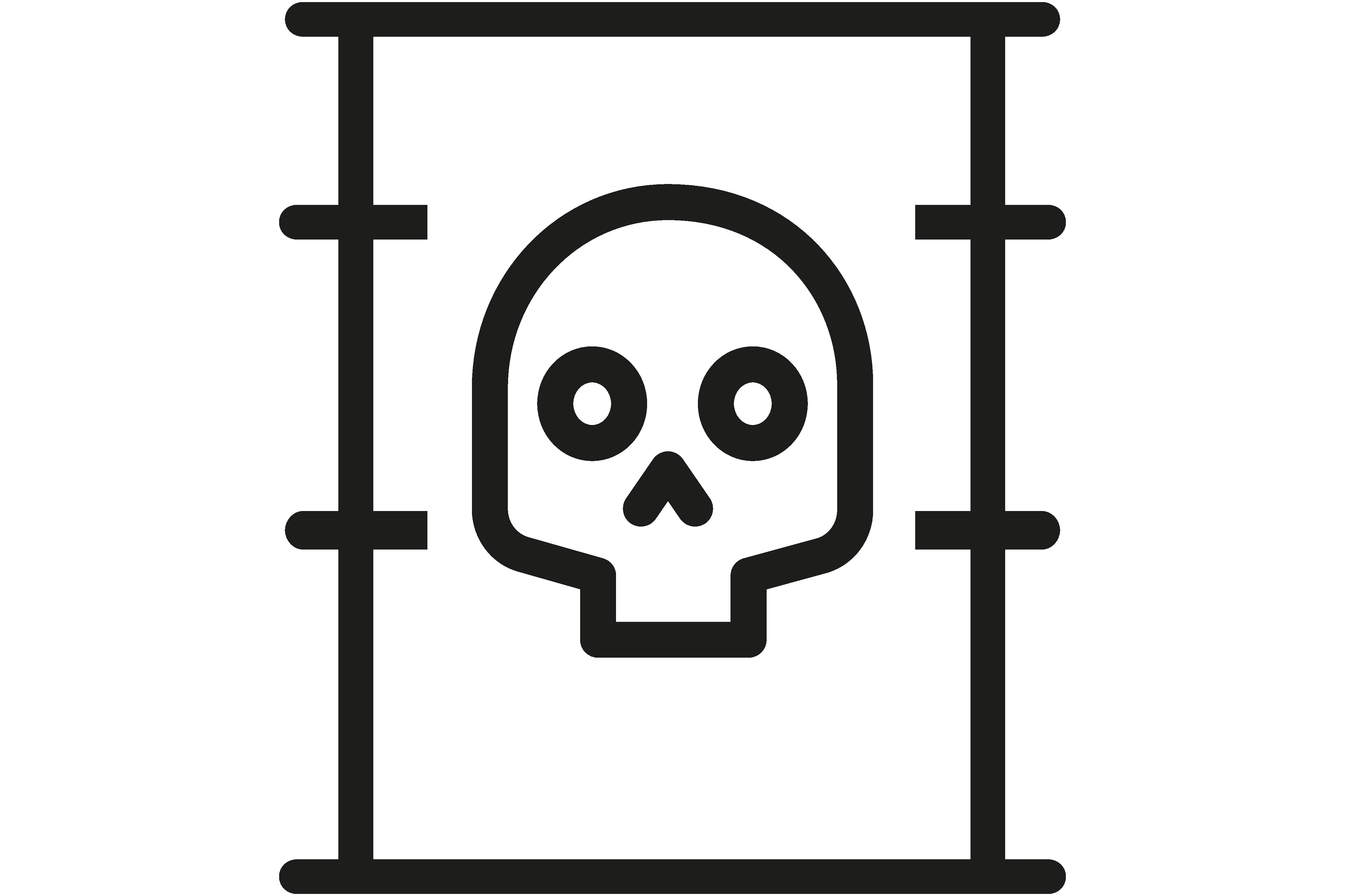 Line Icon of Poison Sign. Toxic, Hacker Graphic by pch.vector ...
