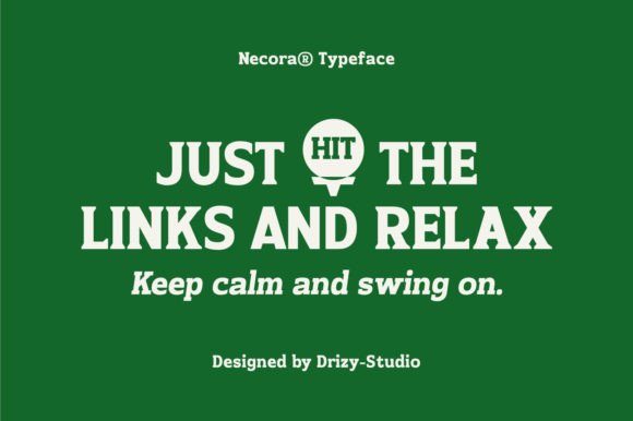 Necora Font PNG with transparent background - Preview 1