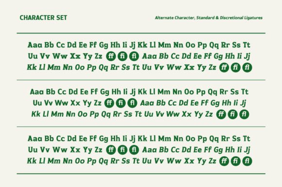 Necora Font PNG with transparent background - Preview 3