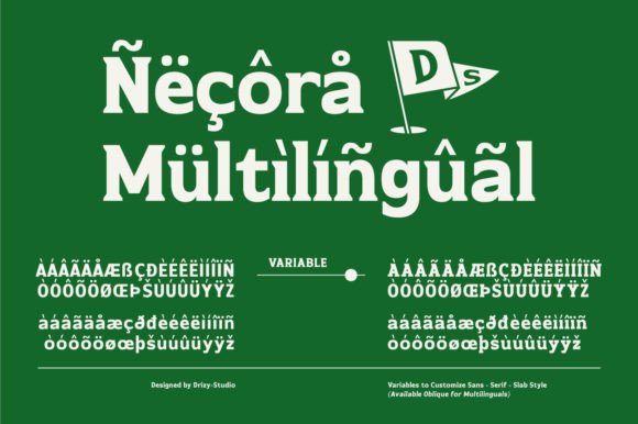Necora Font PNG with transparent background - Preview 6
