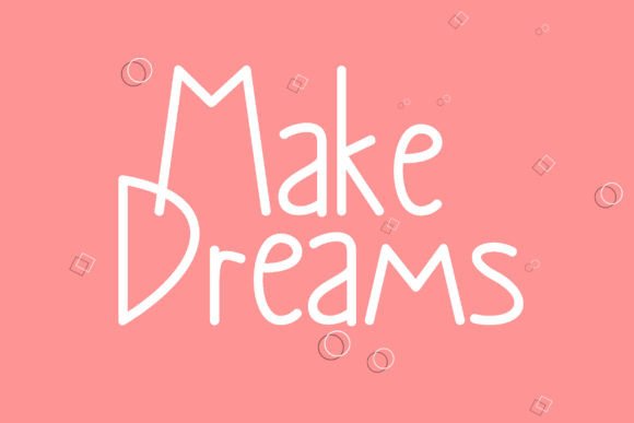 Pushpin Font font preview - 1