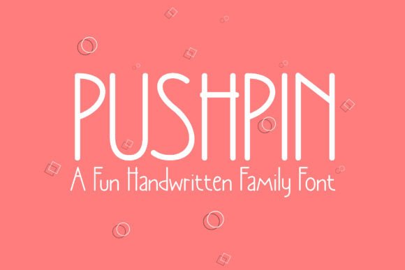 Pushpin Font font preview - 5