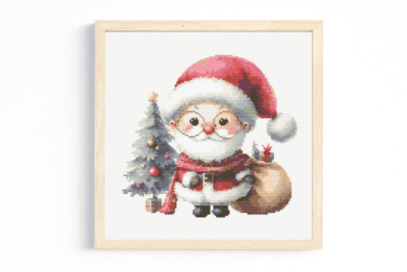 Santa Cross Stitch Pattern