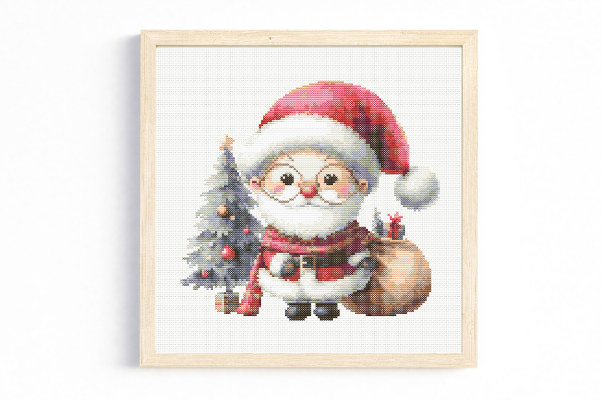 Santa Cross Stitch Pattern
