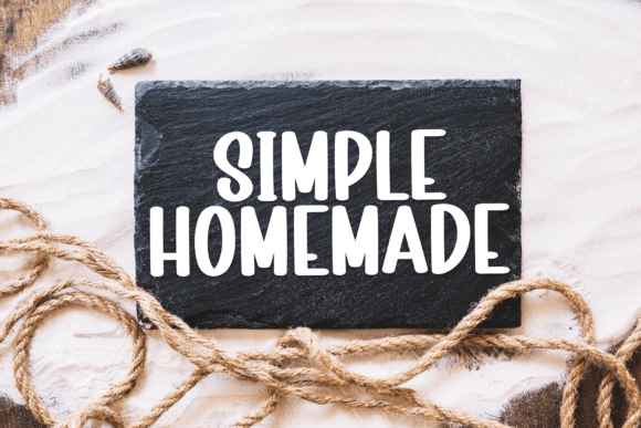 Simple Present Font PNG with transparent background - Preview 4