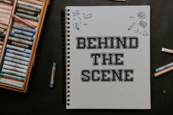 Sketch Varsity Font PNG with transparent background - Preview 5