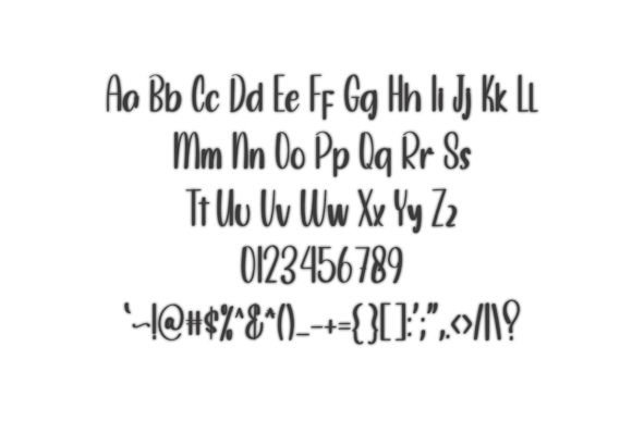 Smile Girls Font PNG with transparent background - Preview 3
