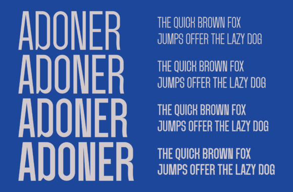 Adoner Font - Preview 5