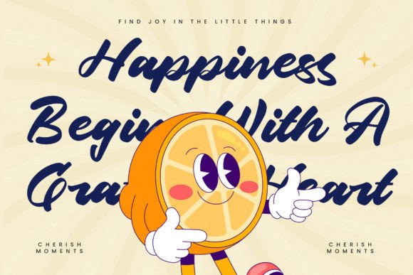 Aesthetic Timeglow Font - Preview 4