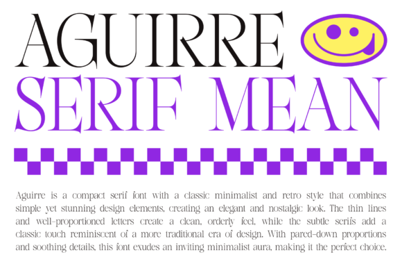 Aguirre Font - Preview 2