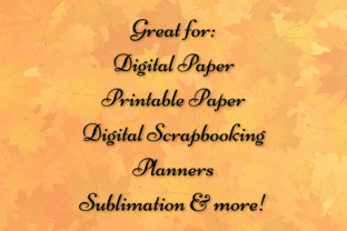 Autumn Theme Digital Paper Graphic by Pixels N Bows · Creative Fabrica