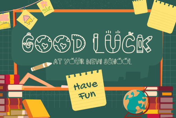 Back to School Font - Preview 4