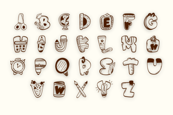 Back to School Font - Preview 1